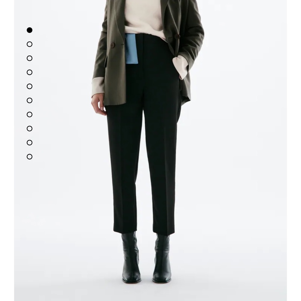 Zara High Waisted Pants / Trousers Black Large
